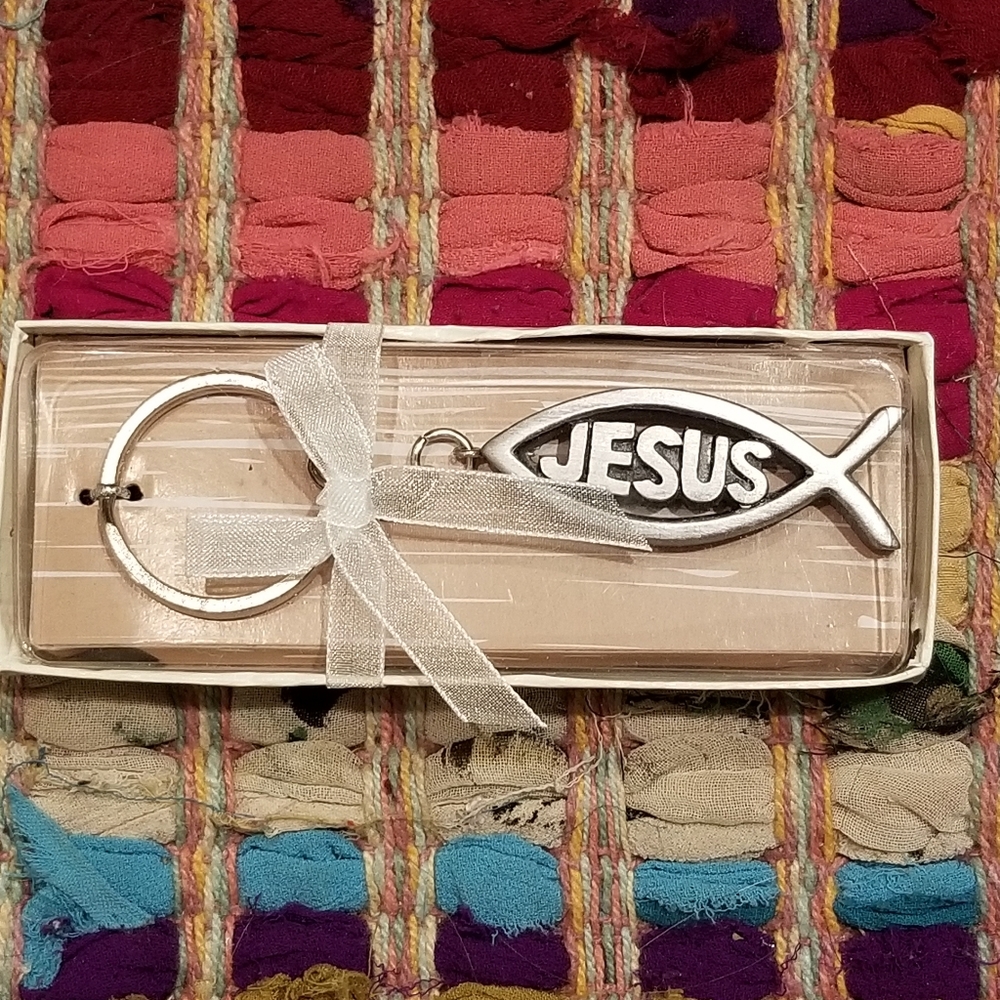 Jesus Fish Keychain